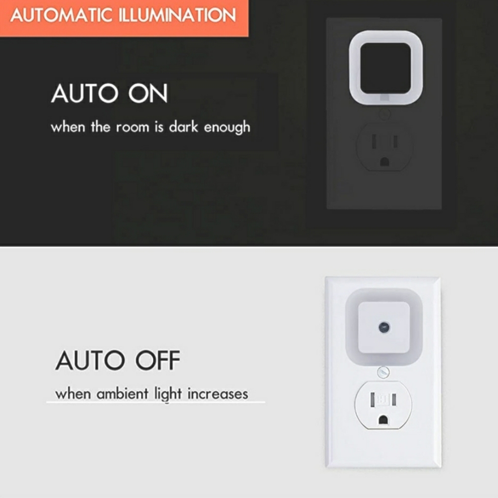 6xLED Night Light Lamp with Smart Sensor - Picture 2 of 4